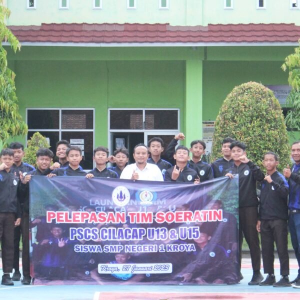 13 Siswa SMP Negeri 1 Kroya Perkuat PSCS Cilacap Dalam Piala Soeratin Tahun 2023.