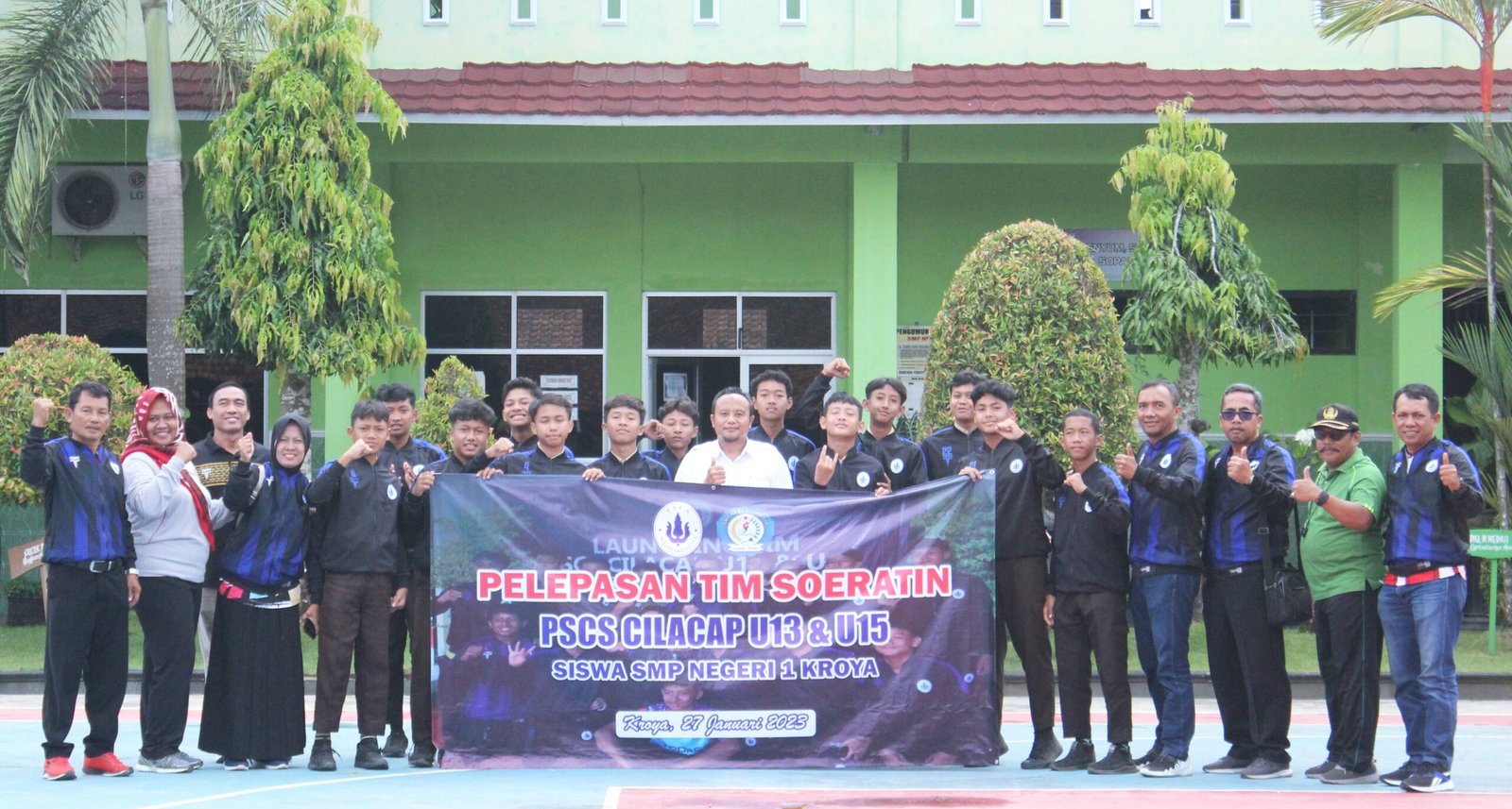 13 Siswa SMP Negeri 1 Kroya Perkuat PSCS Cilacap Dalam Piala Soeratin Tahun 2023.