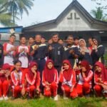 Spensa Kroya ikut memeriahkan HUT ke 167 Kabupaten Cilacap dengan memakai pakaian adat khas Cilacap