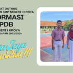 PENGUMUMAN PPDB (PENERIMAAN PESERTA DIDIK BARU) SMP NEGERI 1 KROYA | TAHUN PELAJARAN 2023/2024