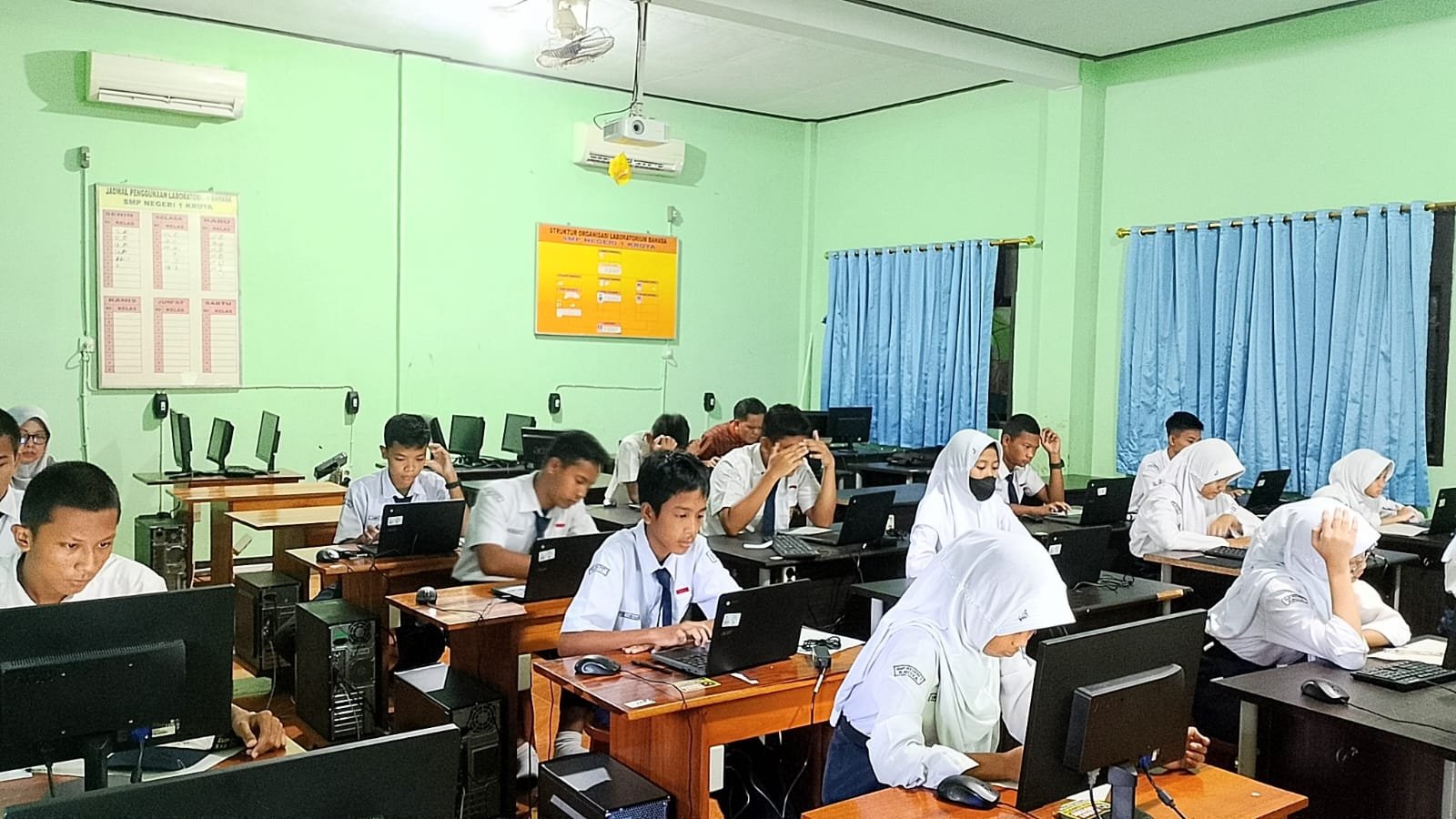 KEGIATAN ASESMEN BAKAT DAN MINAT (ABM) SMP NEGERI 1 KROYA